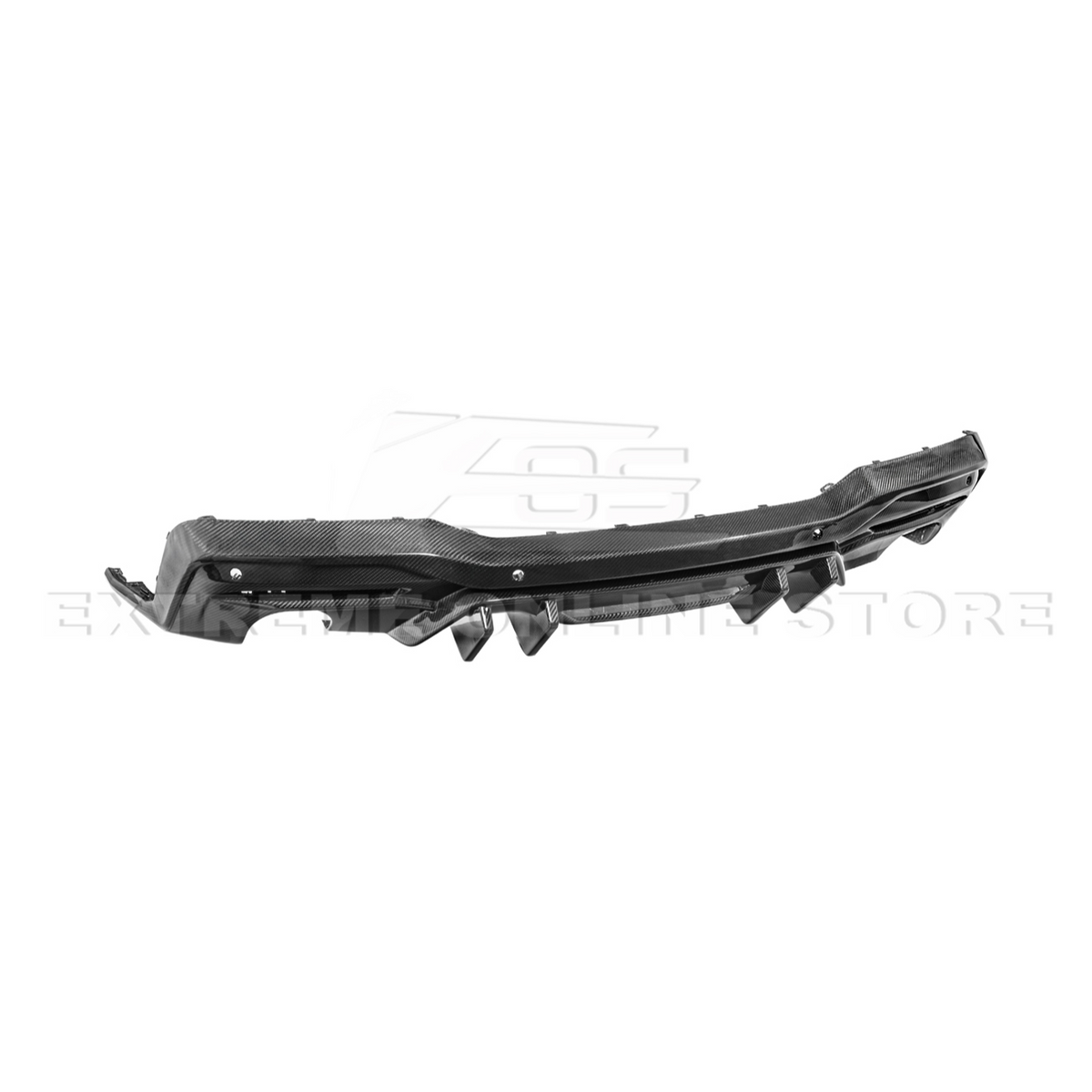 2024-Up Ford Mustang Performance V2 Carbon Fiber Rear Bumper Dual Tip Diffuser image 22