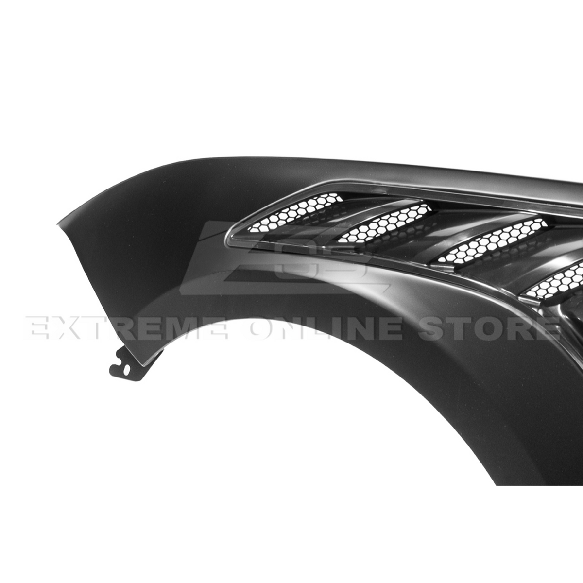 2018-23 Ford Mustang S550 | GTD Style Primed Black Front Side Vented Fenders image 26