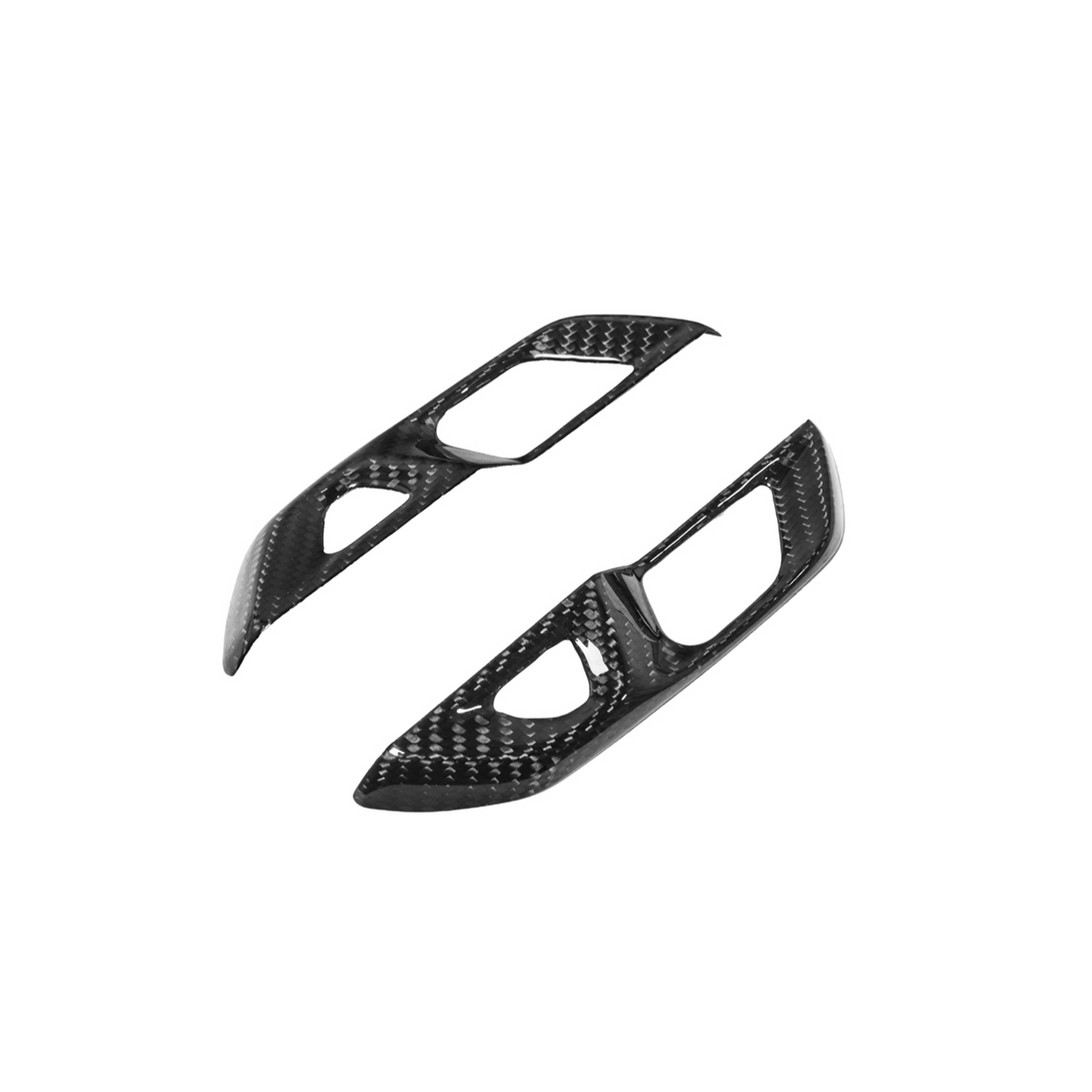 Corvette C8 DRY CARBON FIBER Door Control Button Cover image 2
