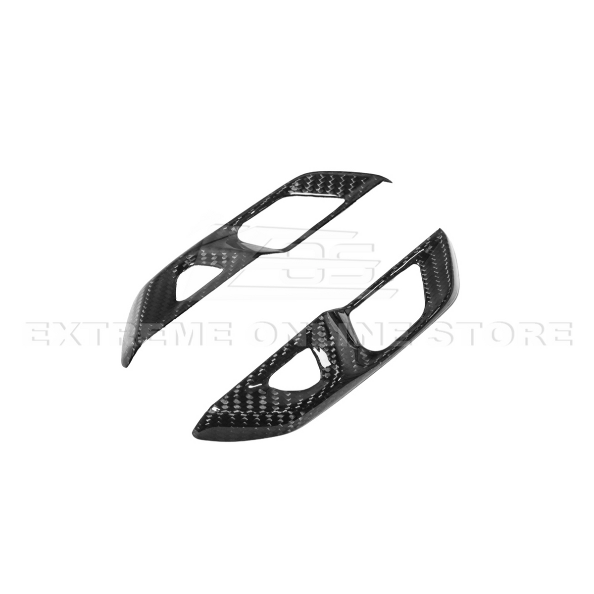 Corvette C8 DRY CARBON FIBER Door Control Button Cover image 9