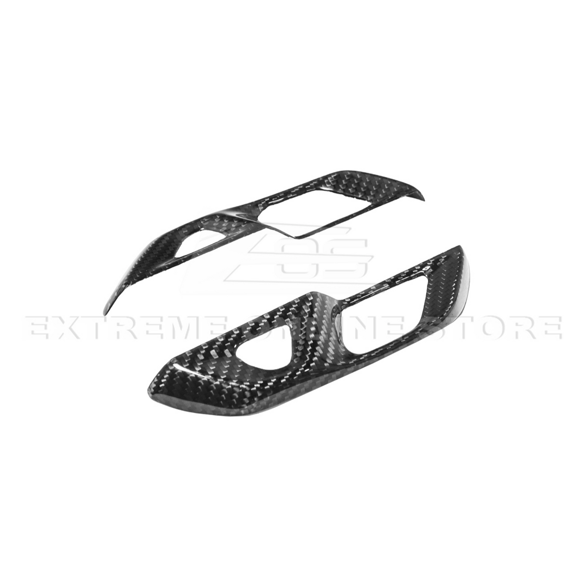 Corvette C8 DRY CARBON FIBER Door Control Button Cover image 10