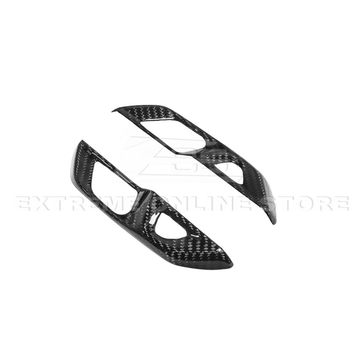 Corvette C8 DRY CARBON FIBER Door Control Button Cover image 11