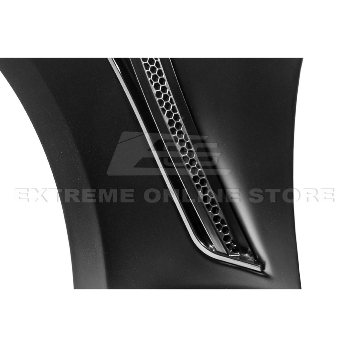 2018-23 Ford Mustang S550 | GTD Style Primed Black Front Side Vented Fenders image 29