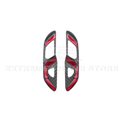 Corvette C8 DRY CARBON FIBER Door Control Button Cover image 15