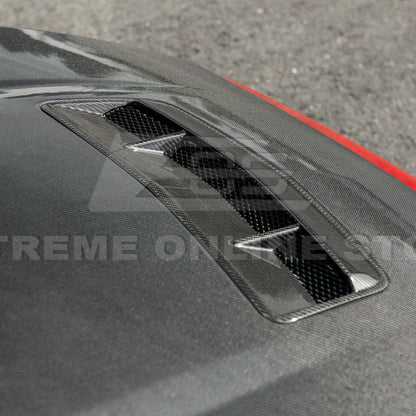 2024-Up Ford Mustang Front Bumper Hood Vented Cover image 10