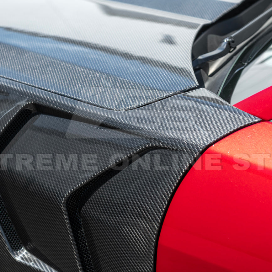 2024-Up Ford Mustang S650 GTD Style Carbon Fiber Front Side Vented Fenders image 9