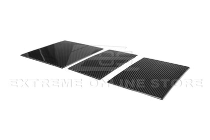2024-Up Tesla Model 3, 2025-Up Model Y Carbon Fiber Interior Central Storage Box Cover image 10