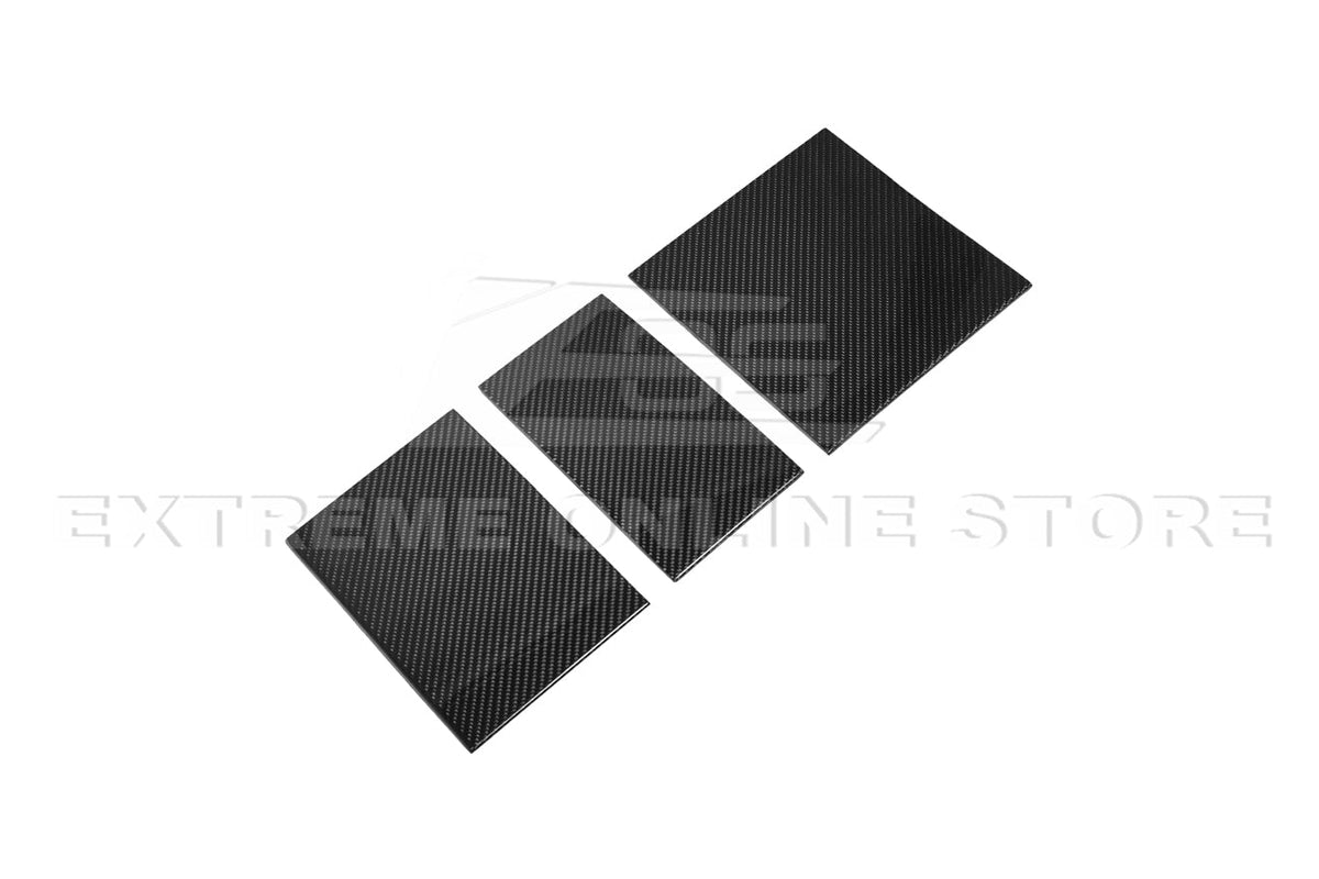 2024-Up Tesla Model 3, 2025-Up Model Y Carbon Fiber Interior Central Storage Box Cover image 9