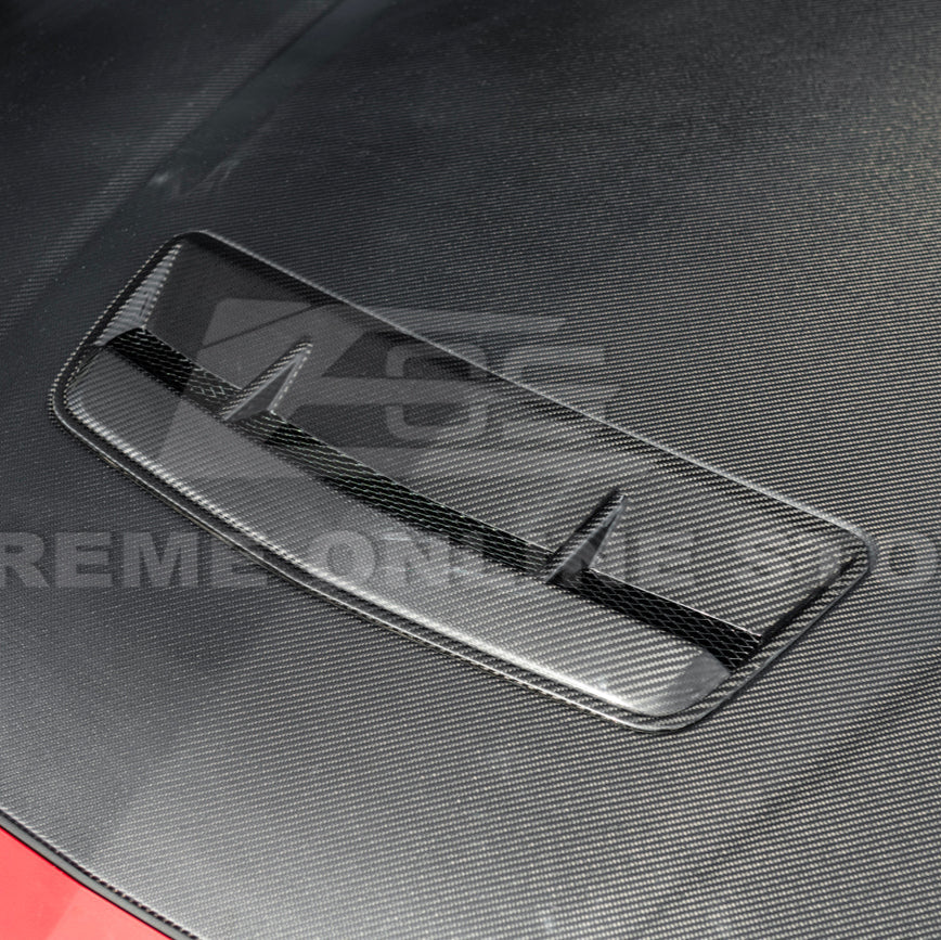 2024-Up Ford Mustang Front Bumper Hood Vented Cover image 17