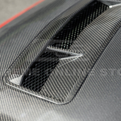 2024-Up Ford Mustang Front Bumper Hood Vented Cover image 12