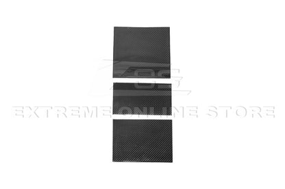 2024-Up Tesla Model 3, 2025-Up Model Y Carbon Fiber Interior Central Storage Box Cover image 11