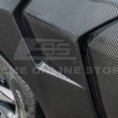 2024-Up Ford Mustang S650 GTD Style Carbon Fiber Front Side Vented Fenders image 13