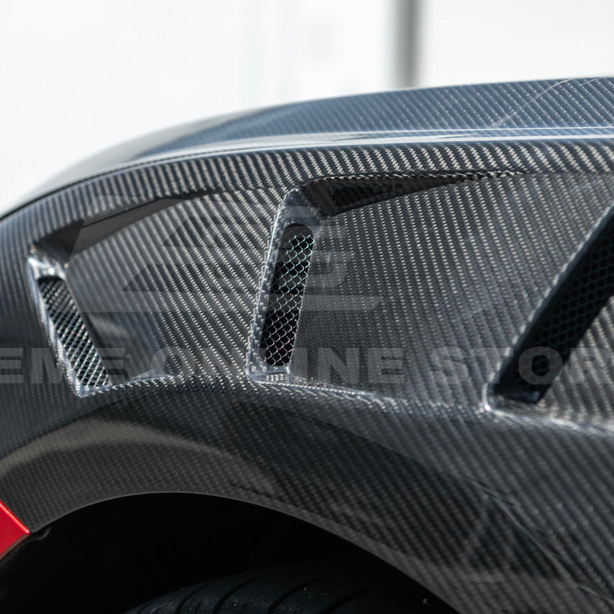 2024-Up Ford Mustang S650 GTD Style Carbon Fiber Front Side Vented Fenders image 14