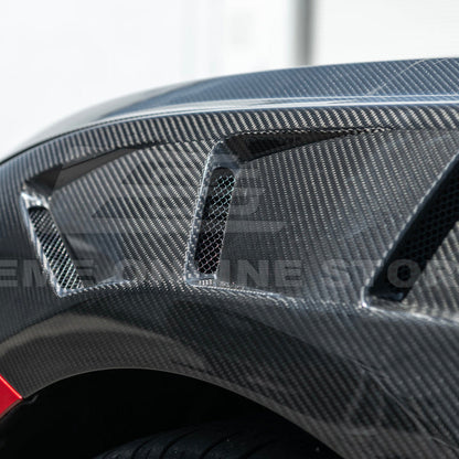 2024-Up Ford Mustang S650 GTD Style Carbon Fiber Front Side Vented Fenders image 14