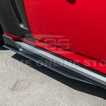 2024-Up Ford Mustang GT500 Style Add-On Side Skirts Extension image 9