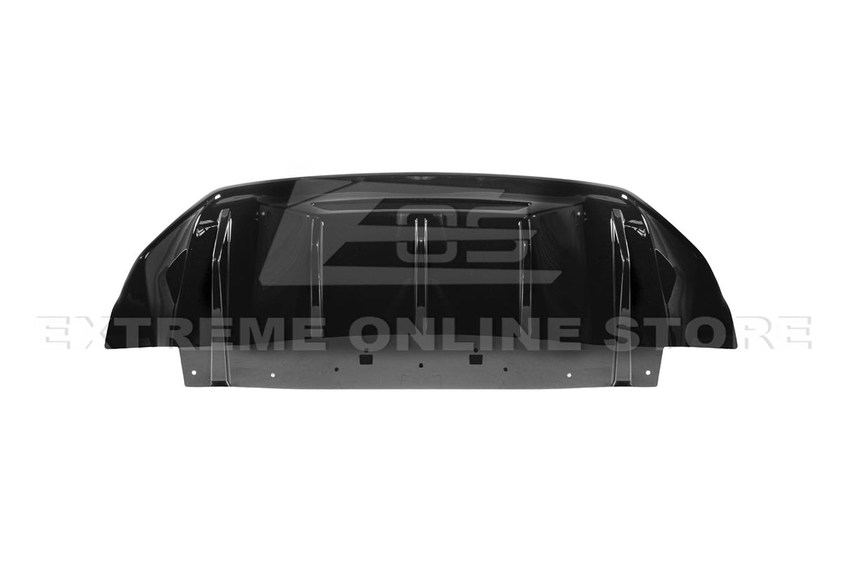 2024+ Ford Mustang Rear Finned Dry Carbon Fiber Bumper Diffuser image 25
