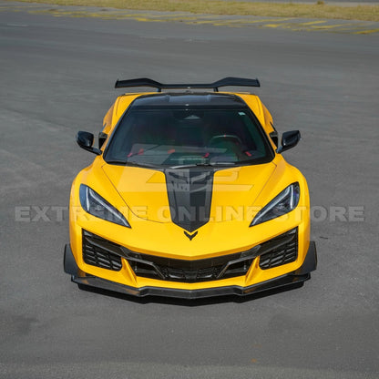 Corvette C8 Z06 / E-Ray DRY CARBON FIBER Front Splitter & Canards [Z07 Extended Package] image 7