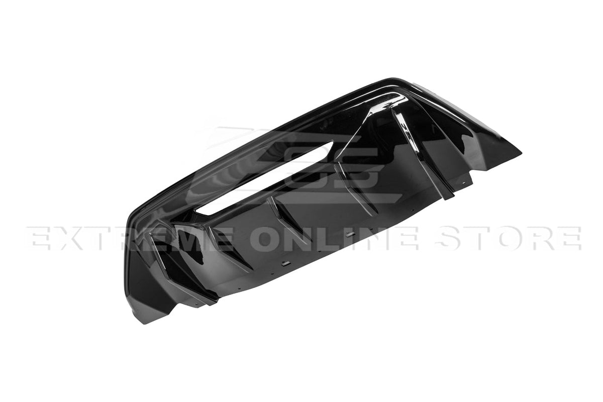 2024+ Ford Mustang Rear Finned Dry Carbon Fiber Bumper Diffuser image 26