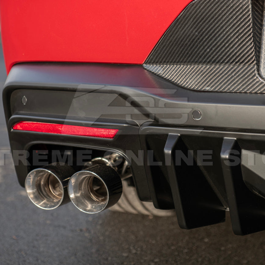 2024+ Ford Mustang V2 Package Carbon Fiber Rear Bumper Diffuser image 14