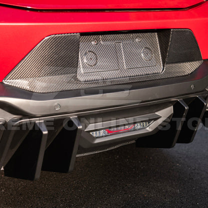 2024+ Ford Mustang V2 Package Carbon Fiber Rear Bumper Diffuser image 17