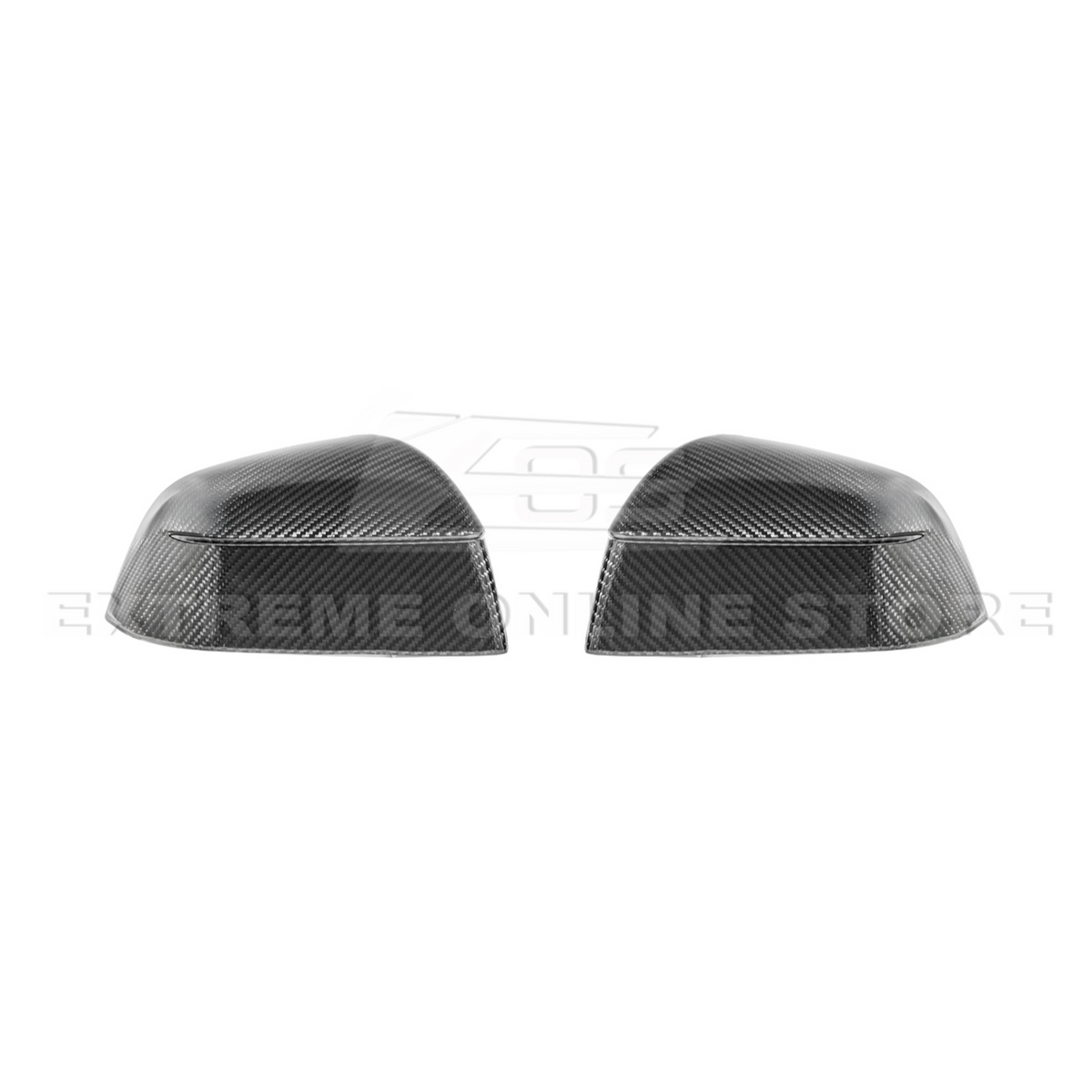 2025-Up Tesla Model Y Dry Carbon Fiber Tape On Side Mirror Cap Covers Pair image 4