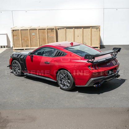2024-Up Ford Mustang S650 GTD Style Carbon Fiber Front Side Vented Fenders image 7
