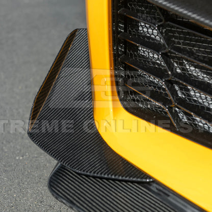 Corvette C8 Z06 / E-Ray DRY CARBON FIBER Front Splitter & Canards [Z07 Extended Package] image 13