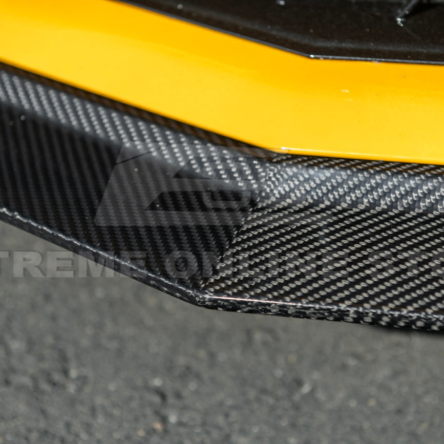 Corvette C8 Z06 / E-Ray DRY CARBON FIBER Front Splitter & Canards [Z07 Extended Package] image 17