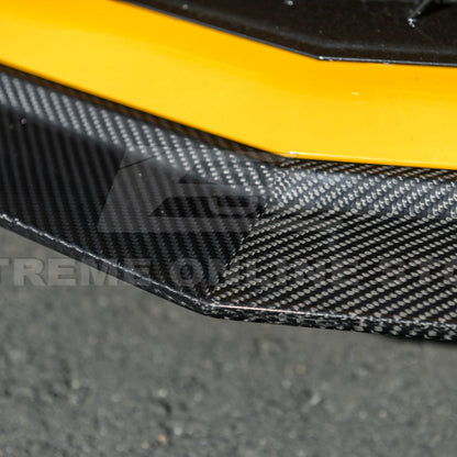 Corvette C8 Z06 / E-Ray DRY CARBON FIBER Front Splitter & Canards [Z07 Extended Package] image 17