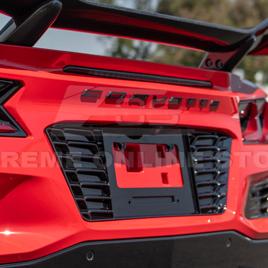 Corvette C8 Z06 License Plate Backing image 10