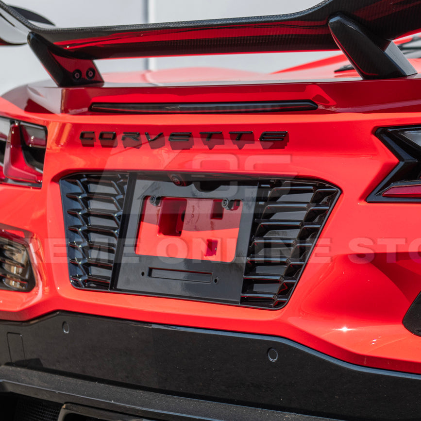 Corvette C8 Z06 License Plate Backing image 12
