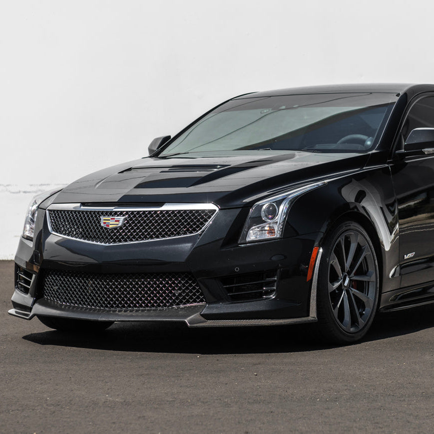 2016-19 Cadillac ATS-V  Carbon Fiber Extended Front Splitter & Side Wheel Arch image 2