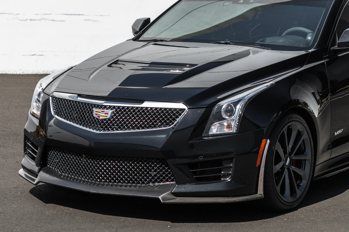 2016-19 Cadillac ATS-V  Carbon Fiber Extended Front Splitter & Side Wheel Arch image 3