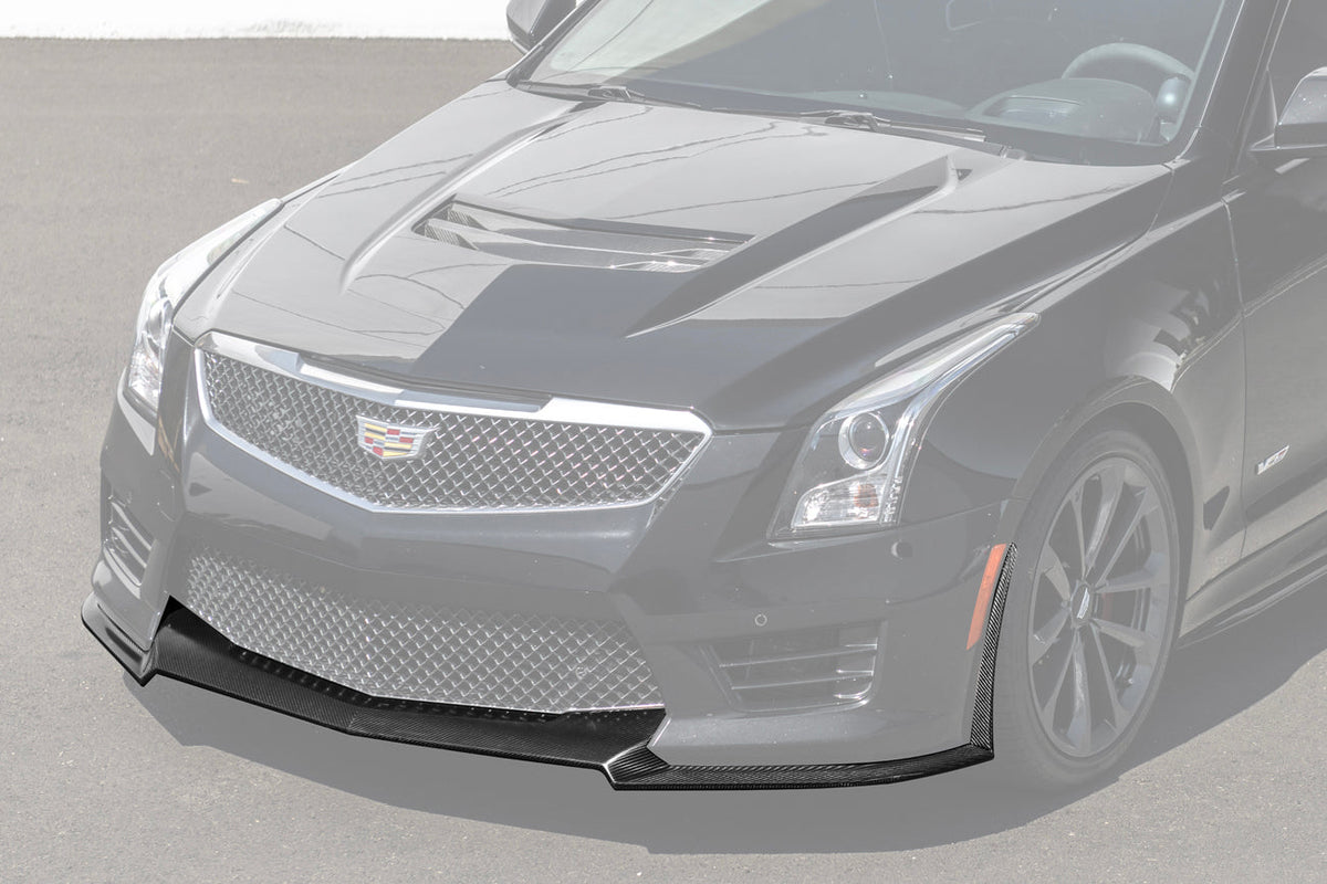 2016-19 Cadillac ATS-V  Carbon Fiber Extended Front Splitter & Side Wheel Arch image 9