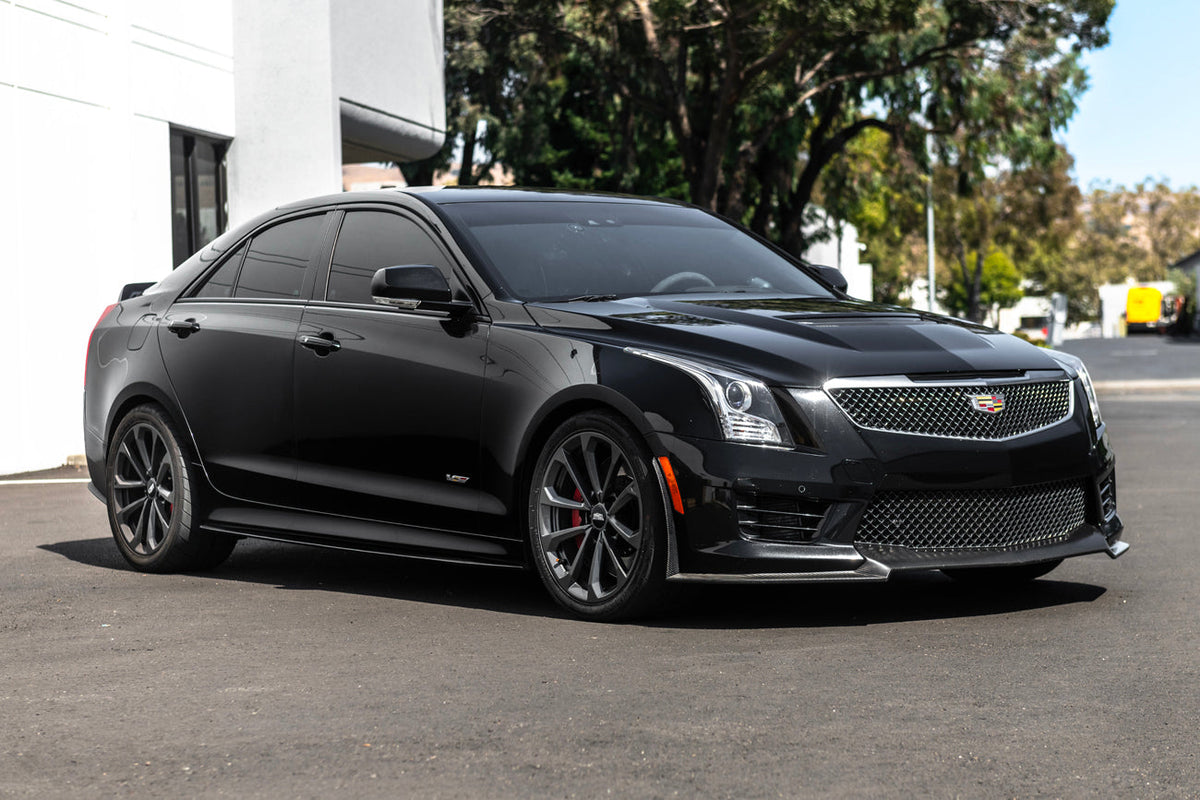 2016-19 Cadillac ATS-V  Carbon Fiber Extended Front Splitter & Side Wheel Arch image 7