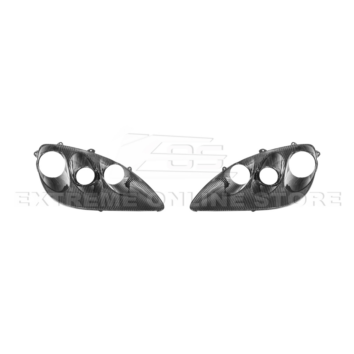 2005-13 Corvette C6 Replacment DRY CARBON FIBER Headlights Housing image 18