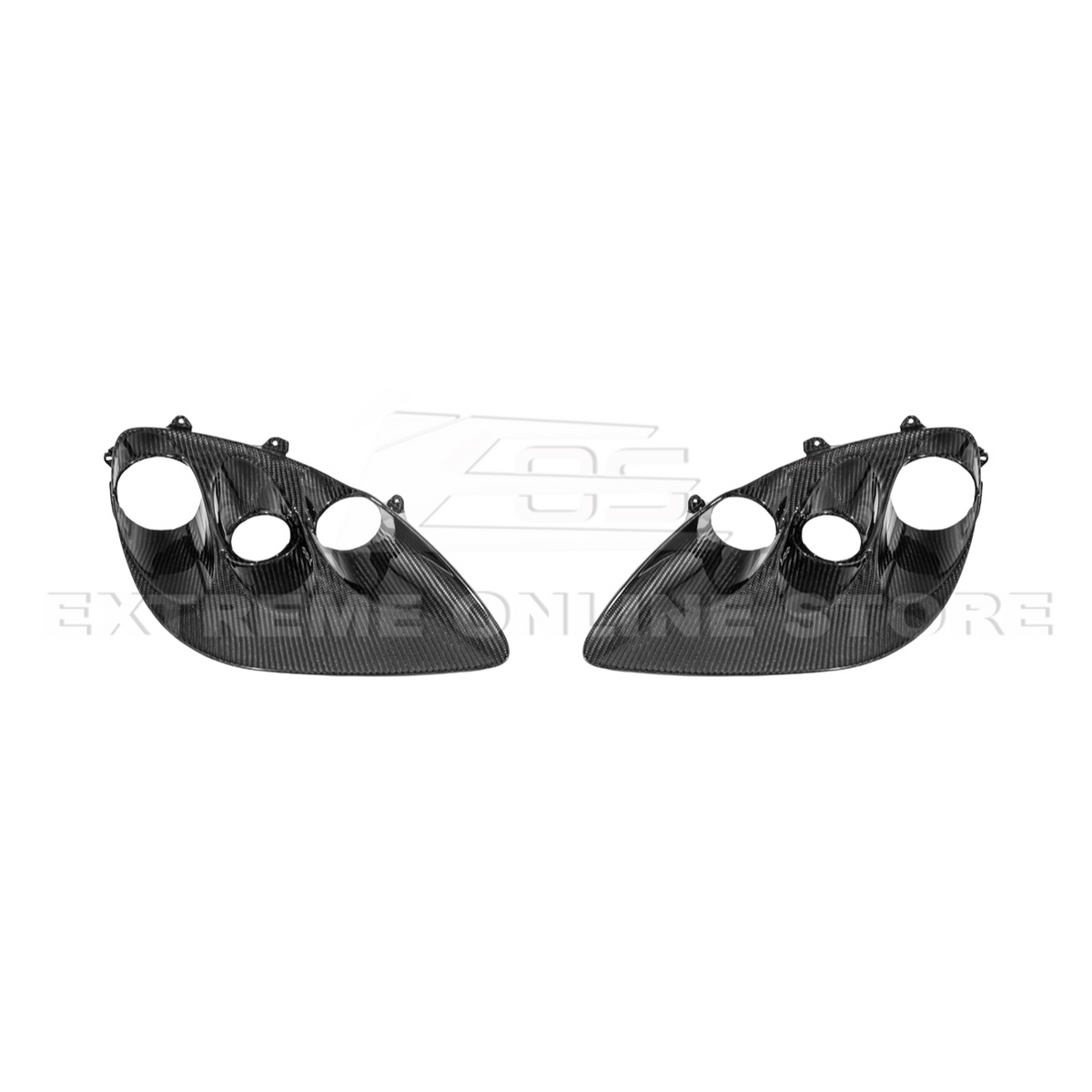 2005-13 Corvette C6 Replacment DRY CARBON FIBER Headlights Housing image 19