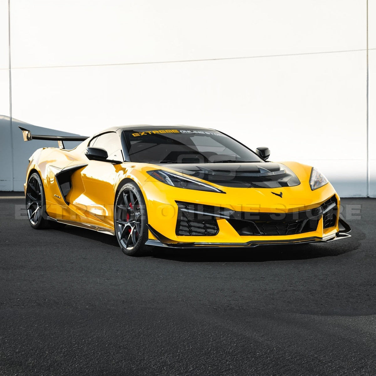 Corvette C8 Z06 / E-Ray DRY CARBON FIBER Front Splitter & Canards [Z07 Extended Package] image 34