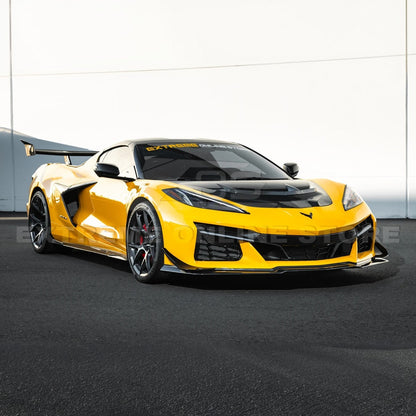 Corvette C8 Z06 / E-Ray DRY CARBON FIBER Front Splitter & Canards [Z07 Extended Package] image 34