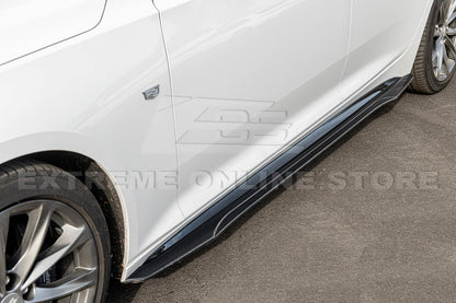 2020-24 Cadillac CT5-V Blackwing Package Style Carbon Front Lip Side Skirts image 8
