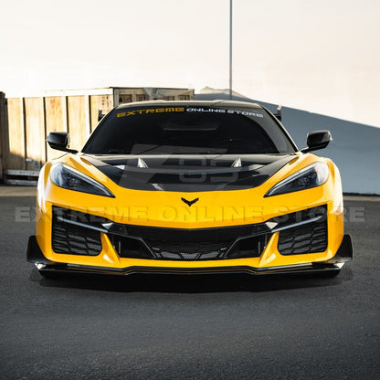 Corvette C8 Z06 / E-Ray DRY CARBON FIBER Front Splitter & Canards [Z07 Extended Package] image 32