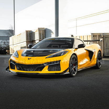 Corvette C8 Z06 / E-Ray DRY CARBON FIBER Front Splitter & Canards [Z07 Extended Package] image 30