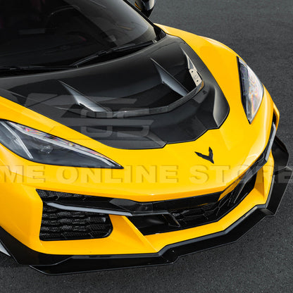 Corvette C8 Z06 / E-Ray DRY CARBON FIBER Front Splitter & Canards [Z07 Extended Package] image 35