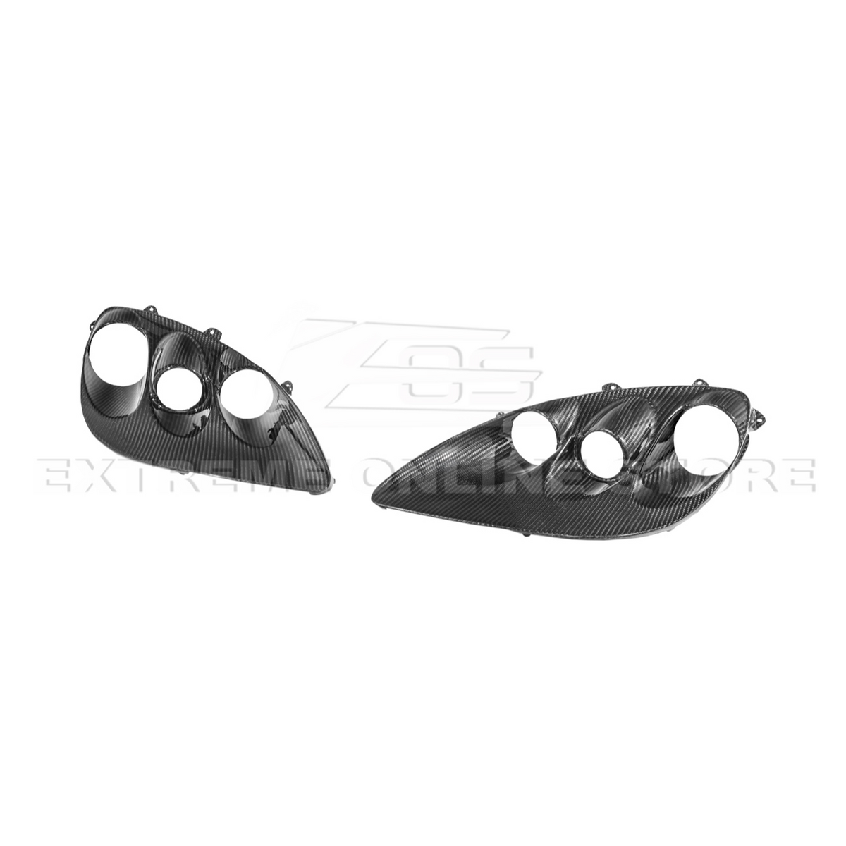 2005-13 Corvette C6 Replacment DRY CARBON FIBER Headlights Housing image 21