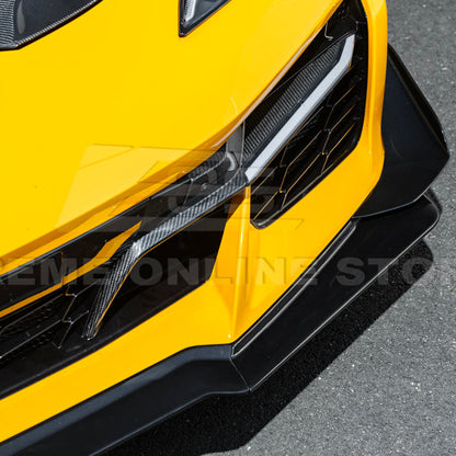 Corvette C8 Z06 / E-Ray DRY CARBON FIBER Front Splitter & Canards [Z07 Extended Package] image 40