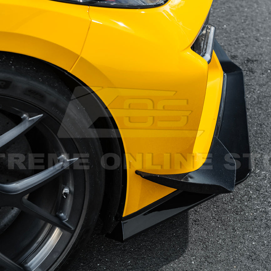 Corvette C8 Z06 / E-Ray DRY CARBON FIBER Front Splitter & Canards [Z07 Extended Package] image 41