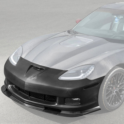 2005-13 Corvette C6 | ZR1 Style Primed Full Front Bumper Cover Lip image 2
