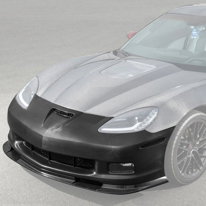 2005-13 Corvette C6 | ZR1 Style Primed Full Front Bumper Cover Lip image 1