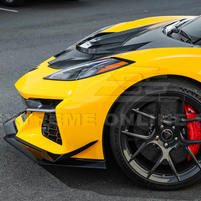 Corvette C8 Z06 / E-Ray DRY CARBON FIBER Front Splitter & Canards [Z07 Extended Package] image 37