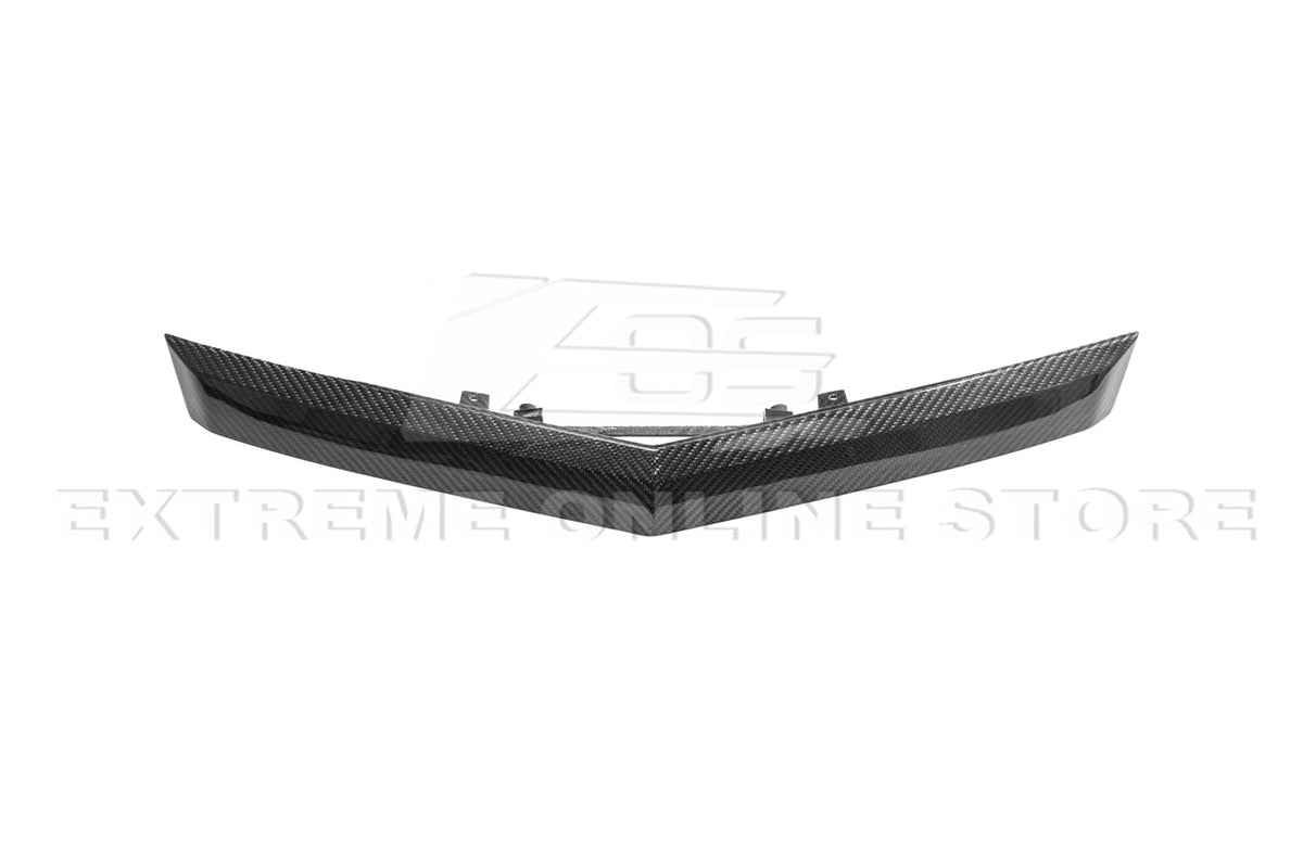 2009-15 CTS-V Coupe DRY CARBON FIBER Rear Deck Lid Applique Trunk Insert image 9